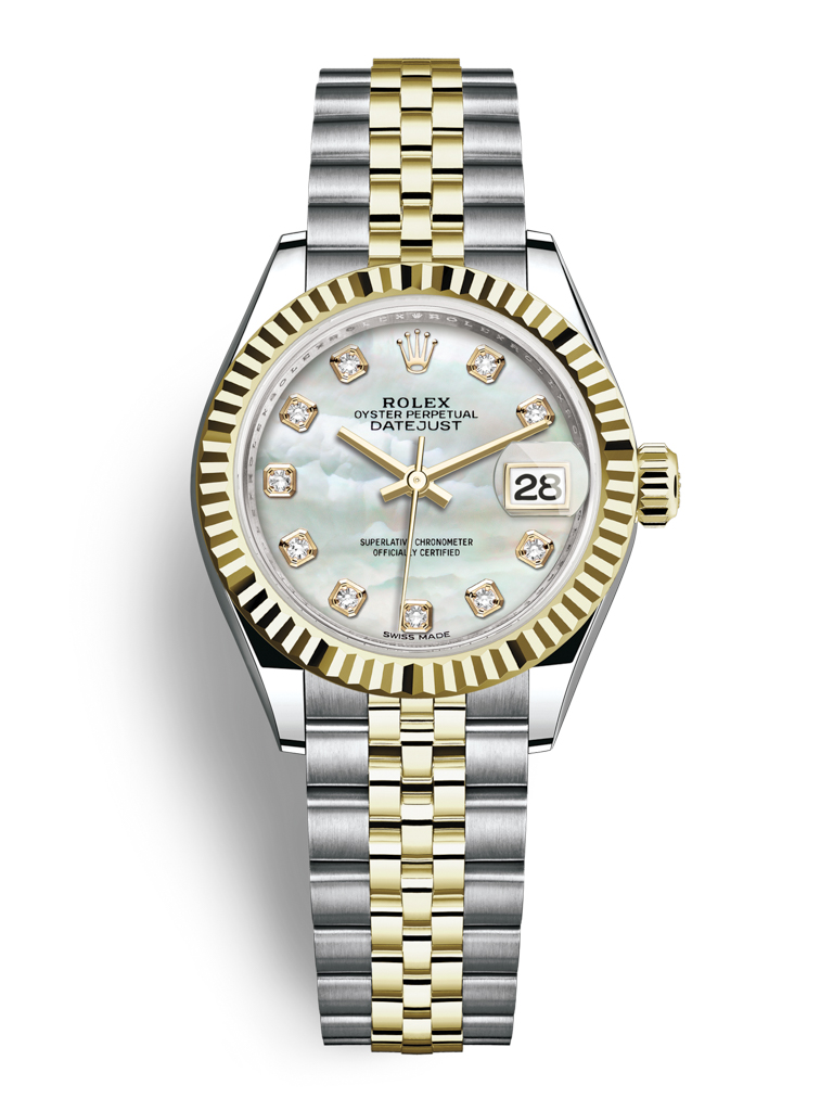 Rolex Lady Datejust 28mm Stainless Steel and Yellow Gold 279173 MOP Diamond Jubilee